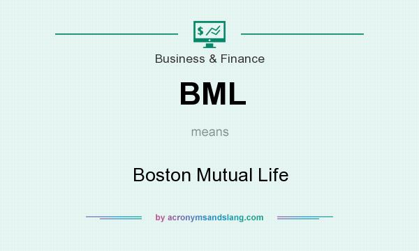 What does BML mean? It stands for Boston Mutual Life