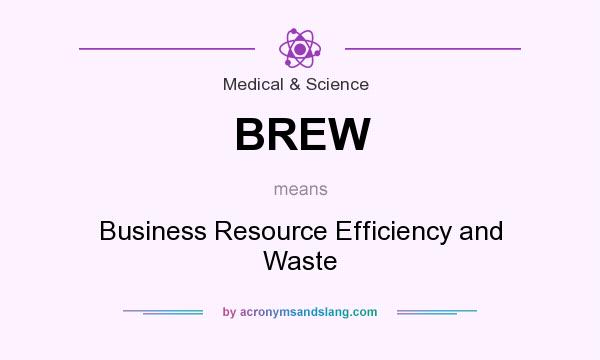 What does BREW mean? It stands for Business Resource Efficiency and Waste