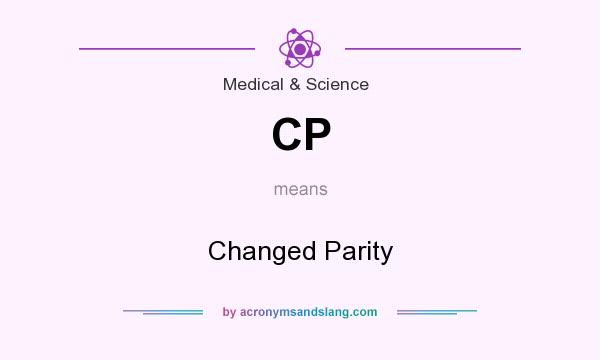 What does CP mean? It stands for Changed Parity