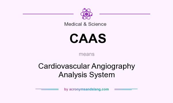 What does CAAS mean? It stands for Cardiovascular Angiography Analysis System