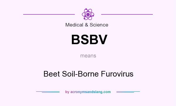 What does BSBV mean? It stands for Beet Soil-Borne Furovirus