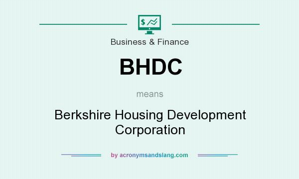 What does BHDC mean? It stands for Berkshire Housing Development Corporation