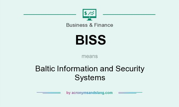 What does BISS mean? It stands for Baltic Information and Security Systems