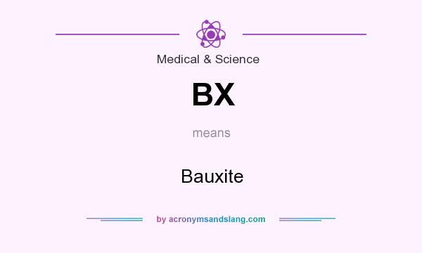 What does BX mean? It stands for Bauxite