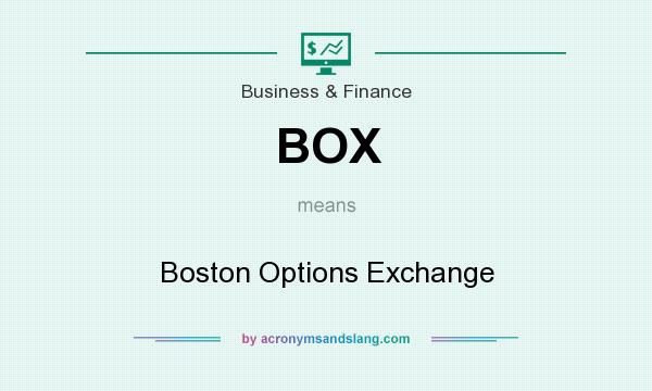What does BOX mean? It stands for Boston Options Exchange