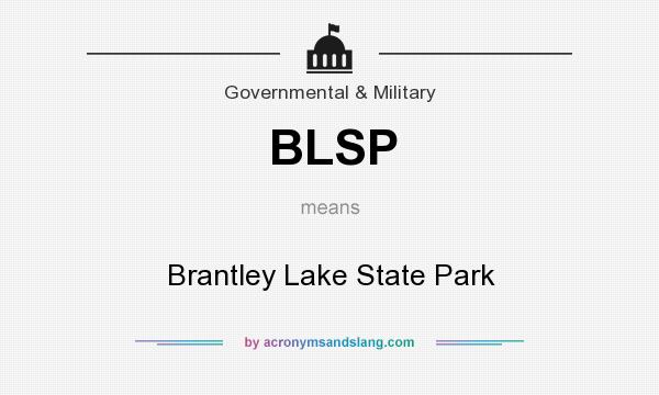 What does BLSP mean? It stands for Brantley Lake State Park