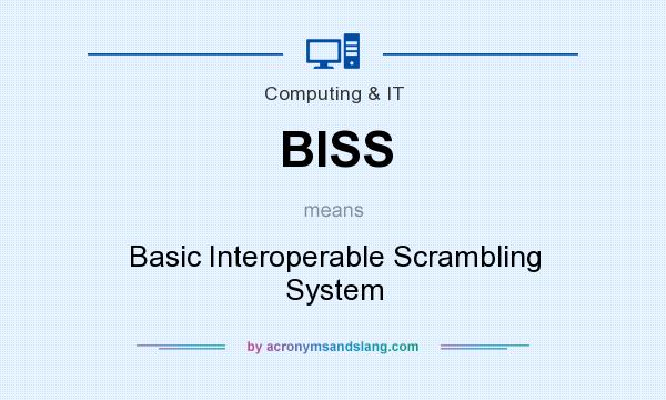 What does BISS mean? It stands for Basic Interoperable Scrambling System