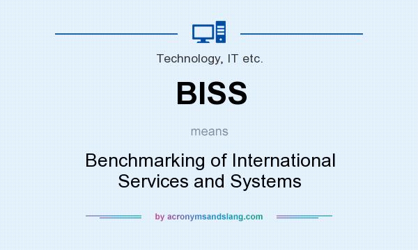 What does BISS mean? It stands for Benchmarking of International Services and Systems