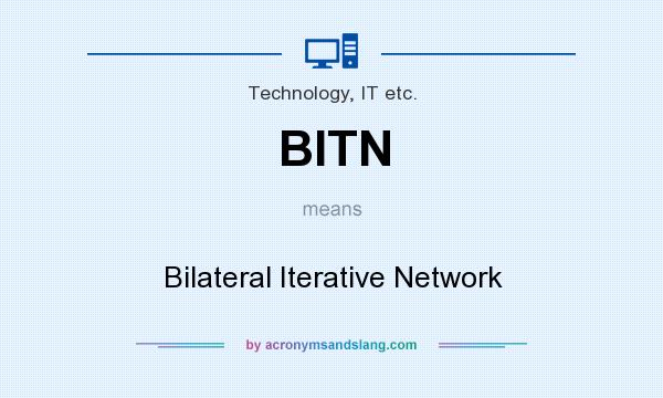 What does BITN mean? It stands for Bilateral Iterative Network