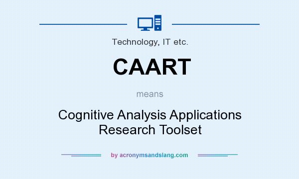 What does CAART mean? It stands for Cognitive Analysis Applications Research Toolset