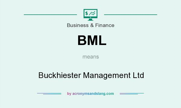 What does BML mean? It stands for Buckhiester Management Ltd