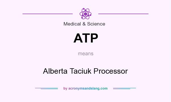 What does ATP mean? It stands for Alberta Taciuk Processor