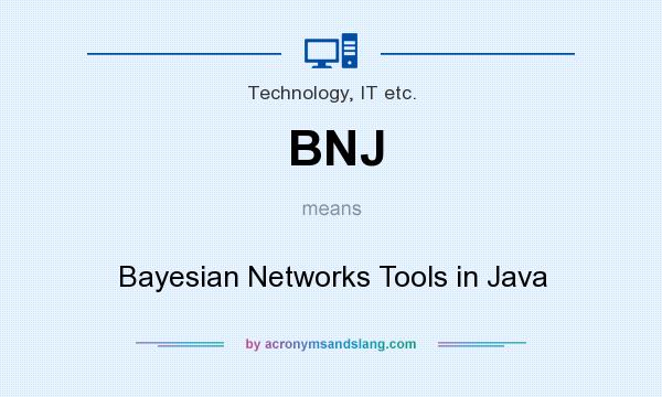What does BNJ mean? It stands for Bayesian Networks Tools in Java