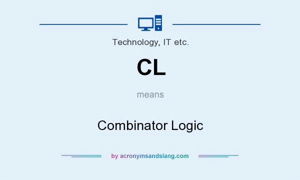 What does CL mean? It stands for Combinator Logic