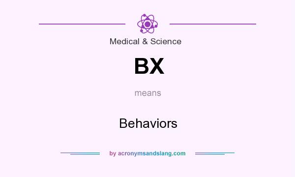 What does BX mean? It stands for Behaviors