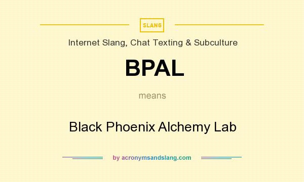 What does BPAL mean? It stands for Black Phoenix Alchemy Lab