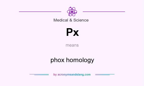 What does Px mean? It stands for phox homology