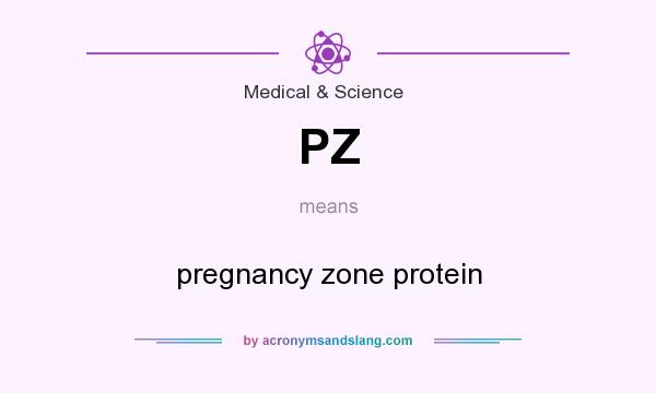What does PZ mean? It stands for pregnancy zone protein