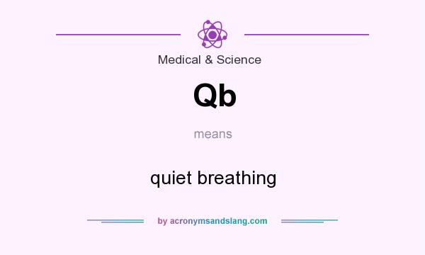 What does Qb mean? It stands for quiet breathing