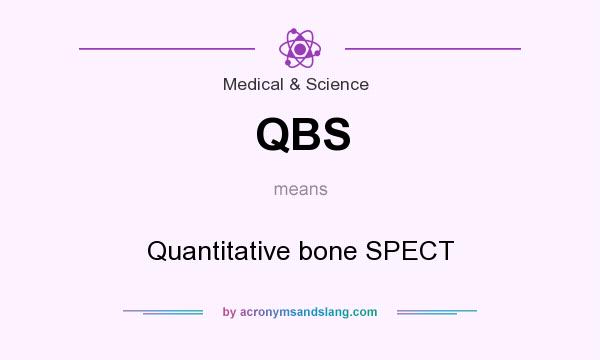 What does QBS mean? It stands for Quantitative bone SPECT