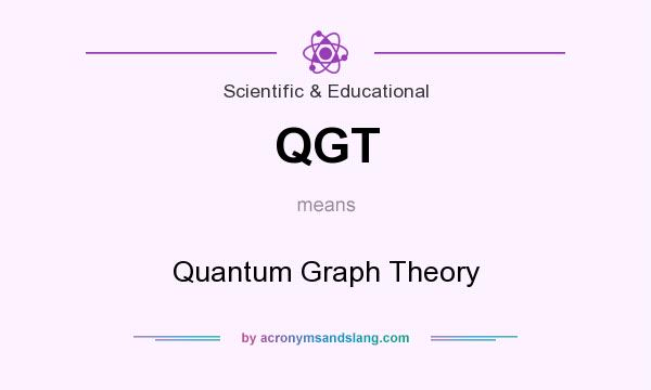 What does QGT mean? It stands for Quantum Graph Theory