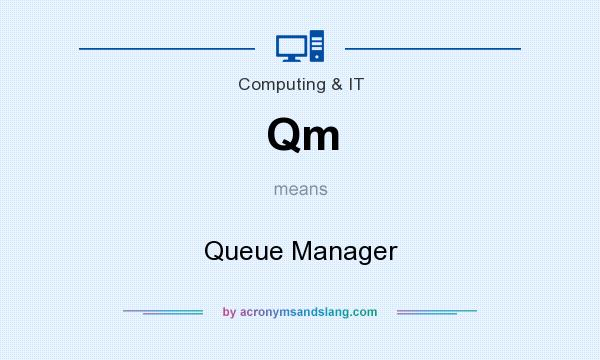 What does Qm mean? It stands for Queue Manager
