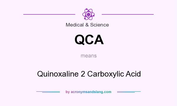 What does QCA mean? It stands for Quinoxaline 2 Carboxylic Acid