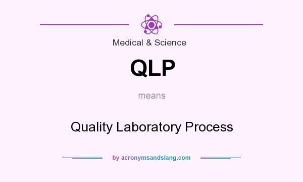 What does QLP mean? It stands for Quality Laboratory Process