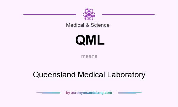 What does QML mean? It stands for Queensland Medical Laboratory