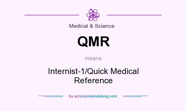 What does QMR mean? It stands for Internist-1/Quick Medical Reference
