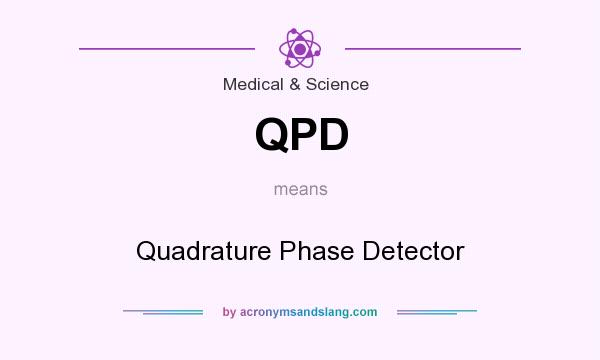 What does QPD mean? It stands for Quadrature Phase Detector