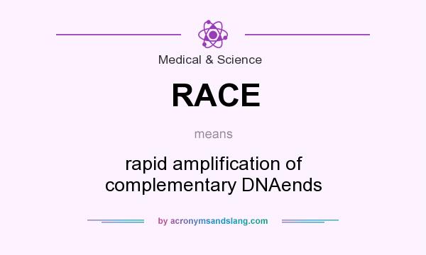 What does RACE mean? It stands for rapid amplification of complementary DNAends