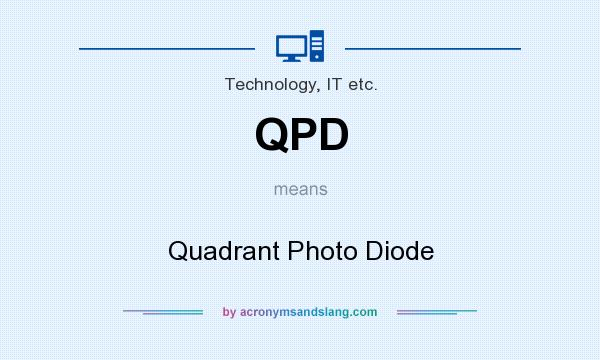 What does QPD mean? It stands for Quadrant Photo Diode