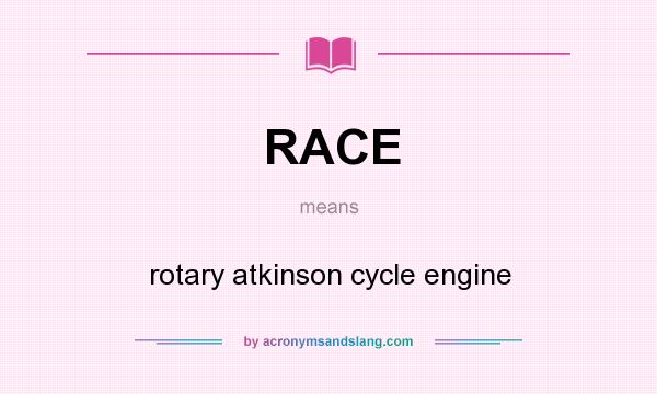What does RACE mean? It stands for rotary atkinson cycle engine