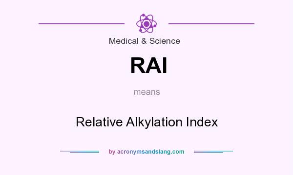 What does RAI mean? It stands for Relative Alkylation Index