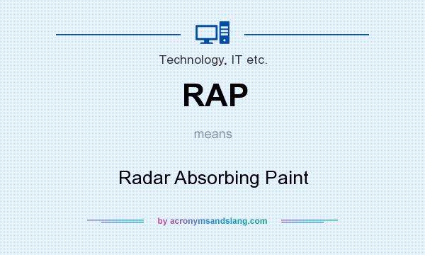 What does RAP mean? It stands for Radar Absorbing Paint