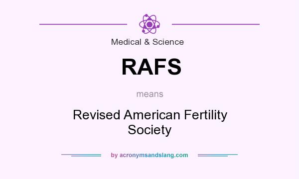 What does RAFS mean? It stands for Revised American Fertility Society