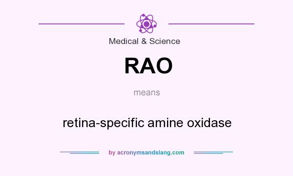What does RAO mean? It stands for retina-specific amine oxidase