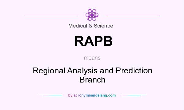 What does RAPB mean? It stands for Regional Analysis and Prediction Branch