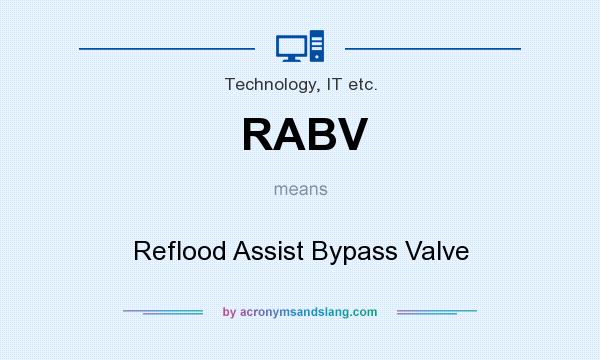 What does RABV mean? It stands for Reflood Assist Bypass Valve