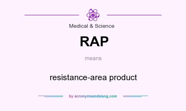 What does RAP mean? It stands for resistance-area product