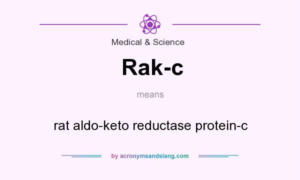What does Rak-c mean? It stands for rat aldo-keto reductase protein-c