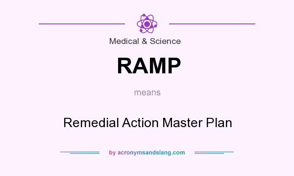 What does RAMP mean? It stands for Remedial Action Master Plan