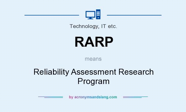 What does RARP mean? It stands for Reliability Assessment Research Program
