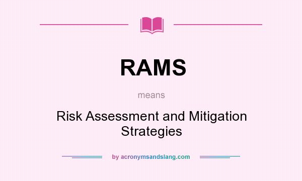 What does RAMS mean? It stands for Risk Assessment and Mitigation Strategies
