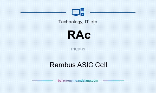 What does RAc mean? It stands for Rambus ASIC Cell