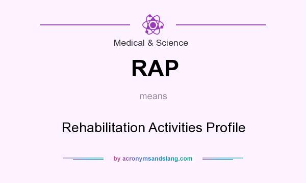 What does RAP mean? It stands for Rehabilitation Activities Profile