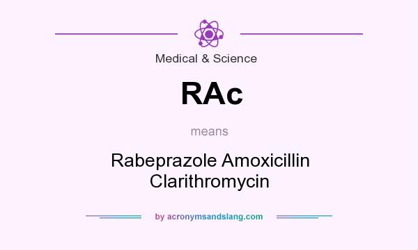 What does RAc mean? It stands for Rabeprazole Amoxicillin Clarithromycin