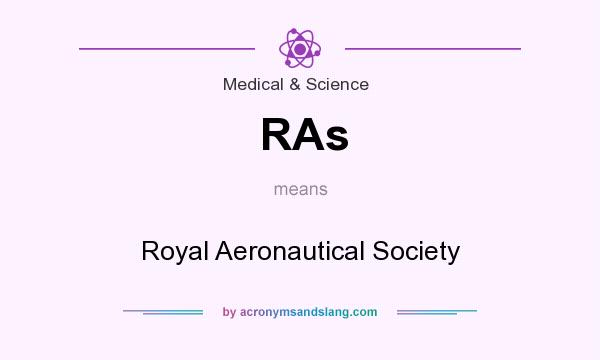 What does RAs mean? It stands for Royal Aeronautical Society