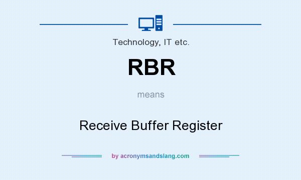 What does RBR mean? It stands for Receive Buffer Register